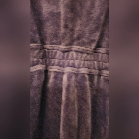 MONROW Velour short collard Romper in black size XS - Picture 11 of 14